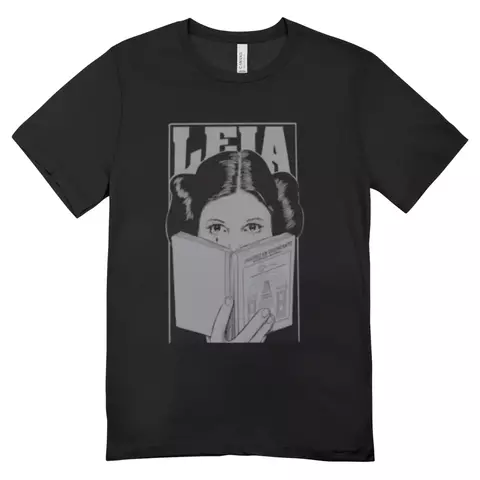 Camisa Feminina Baby Look Leia