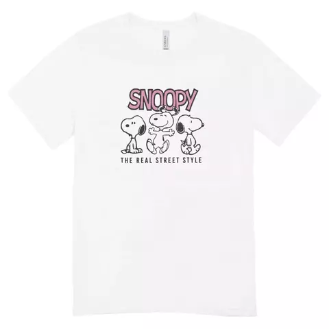 Camisa Feminina Baby Look Snoopy