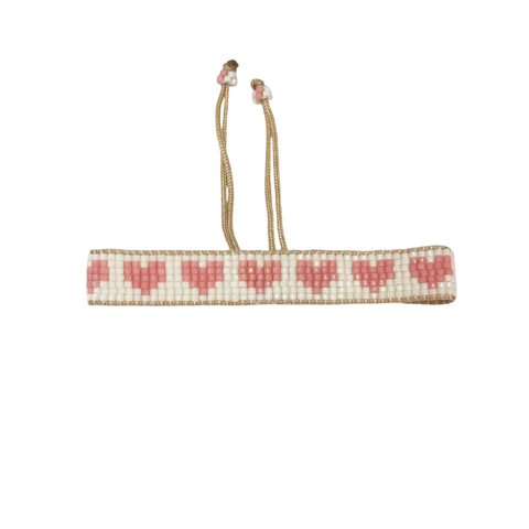 Pulsera corazones miyuki - comprar en línea