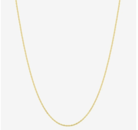 Corrente Piastrini Ouro 18K - 2 mm com 70 cm