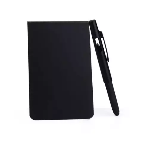 Bloco Para Anotações Com Caneta - Preto
