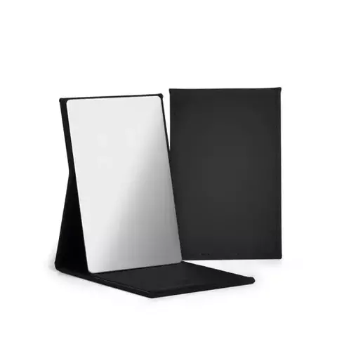 Espelho Com Acabamento Aveludado Preto - 10,8X7X1,8 Cm