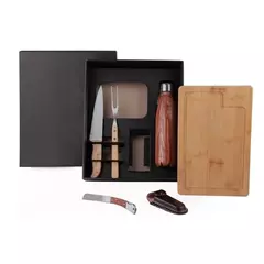 Kit Churrasco Com Garrafa E Canivete - 6 Pçs na internet