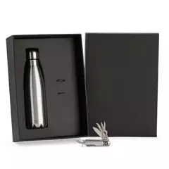 Kit Garrafa E Canivete 11 Funções - 2 Pçs