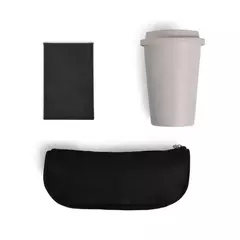 Kit Necessaire, Copo C/ Tampa E Espelho - 3 Pçs na internet