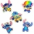 STICKERS ACRILICO DISNEY LILO AND STITCH SET X 5 UNIDADES M5 en internet