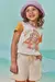 CONJUNTO DE BLUSA BOXY E SHORT EM LINHO COM ELASTANO KUKIE 83998