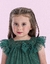 VESTIDO PETIT CHERIE VERDE TULE COM BABADOS E LAÇO 51 11 31 27 320 - comprar online