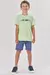 CONJUNTO LUC.BOO CAMISETA MALHA E BERMUDA MOLETON LISTRADO 84773