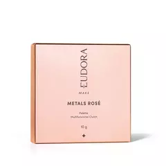 Paleta Multifuncional Clutch Metals Rosé Eudora Make 10G - loja online
