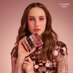 Imagem do Paleta Multifuncional Clutch Metals Rosé Eudora Make 10G
