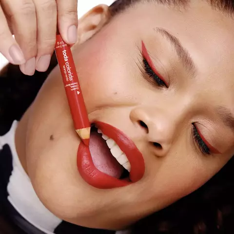 Lápis Multifuncional 3 Em 1 Laranja Verão Toda Colorida 1,2g - loja online