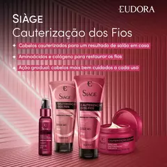 Siàge Eudora Cauterização dos Fios: Shampoo 250ml + Condicionador 200ml - comprar online