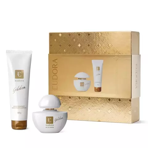 Kit Perfume Golden 35ml + Creme Hidratante Desodorante Corporal 100g