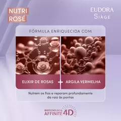 Máscara Capilar Siàge Nutri Rosé 250g - Aquino Multimarcas e Cia
