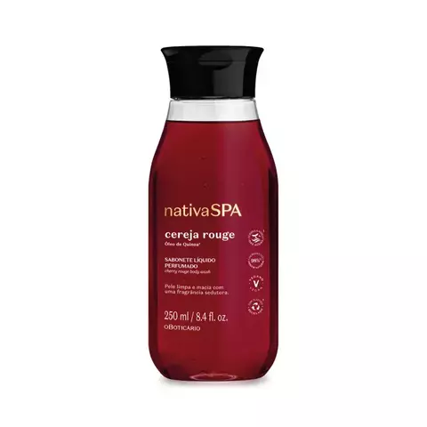 Sabonete Líquido Perfumado Nativa Spa Cereja Rouge 250ml