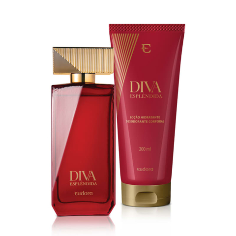 Colônia Diva Esplêndida 100ml + Loção Corporal 200ml