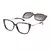 Armação De Óculos Colcci Clip On Bandy 5 C6210fa555 Marrom Translúcido Demi - comprar online