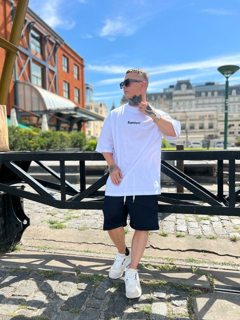 Remera oversize blanca