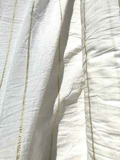 Tusor Rayado 1 ,50 ancho LUREX DORADO - comprar online