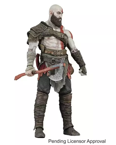 Kratos God of War 4 PVC Action Figure, Brinquedos Modelo Colecionáveis, 18cm