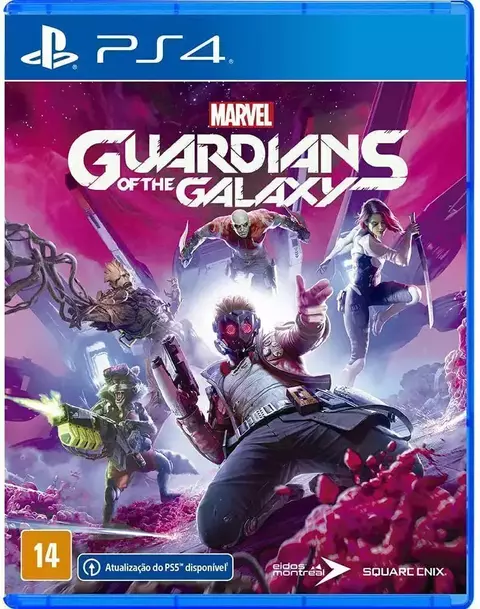 Guardiões da Galáxia Marvel PS4