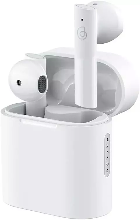 Fone de ouvido in-ear sem fio Haylou T Series MoriPods branco