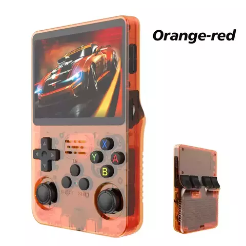 Console de Videogame Portátil Retro, Open Source, Sistema Linux, 3.5 "Tela IPS, Leitor de Bolso Portátil, Jogos 64GB