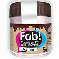 Banner da categoria Corante Fab! em Pó Para Chocolote - Branco 5g