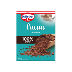 Banner da categoria Chocolate em Pó 150gr - 100% Cacau Dr. Oetker