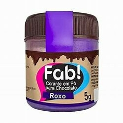Banner da categoria Corante Fab! em Pó Para Chocolote - Roxo 5g