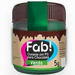 Banner da categoria Corante Fab! em Pó Para Chocolote - Verde 5g
