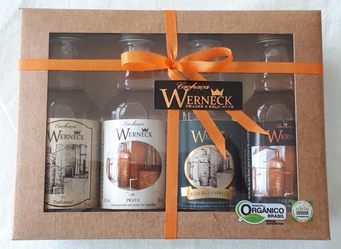 Cachaça Werneck Kit-4 Degustação