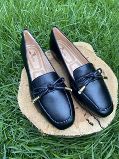 Mocassim palmilhas confort preto