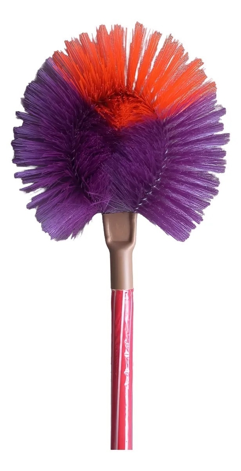 Vassoura Limpa Teto De Nylon Com Cabo 1,80mt