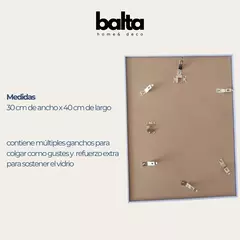 Cuadro Decorativo | Peach poster | 30x40cm Vidrio - Balta Deco