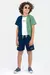 Conjunto Infantil Verão Masculino Recortes Explore - Verde - comprar online