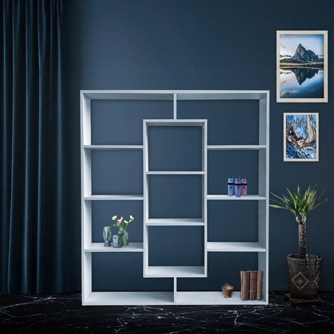 Biblioteca decorativa Blanche