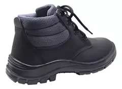 Botina De Segurança Nobuck Flex Kadesh Preta Com Cadarço - loja online