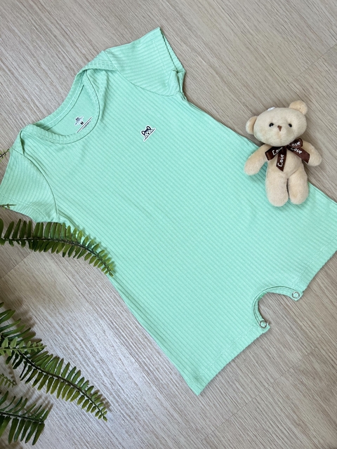 Romper Macaquinho Menino Verde - comprar online