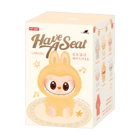 alt="Caja Pop Mart Labubu Have A Seat – Personajes coleccionables y edición secreta"