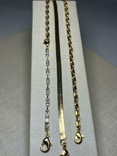 Trio de Pulseiras Cristal - JG Joias e acessórios