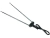 Antena V dupla com cabo coaxial SKU 15018 - Tubolandia