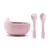 Kit 3 peças Tigela e Talheres Infantis na internet