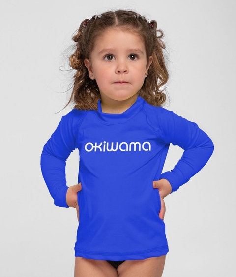 Remera Agua Uv Azul