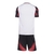 Kit Infantil Flamengo II 25/26 - Adidas - Branco e preto com detalhes em vermelho - comprar online