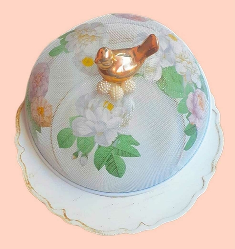 Cobre-bolo Vintage Floral