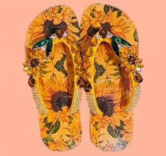 Chinelos Sol de Girassol - comprar online