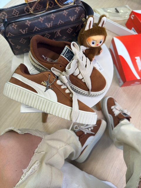 PUMA SUEDE AMÊNDOA/OFF