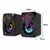 Caixa de Som Knup KP-RO800 – Mini Speaker Multimídia RGB 6W com Conexão USB e P2 - SHOPPING DAS CAPINHAS